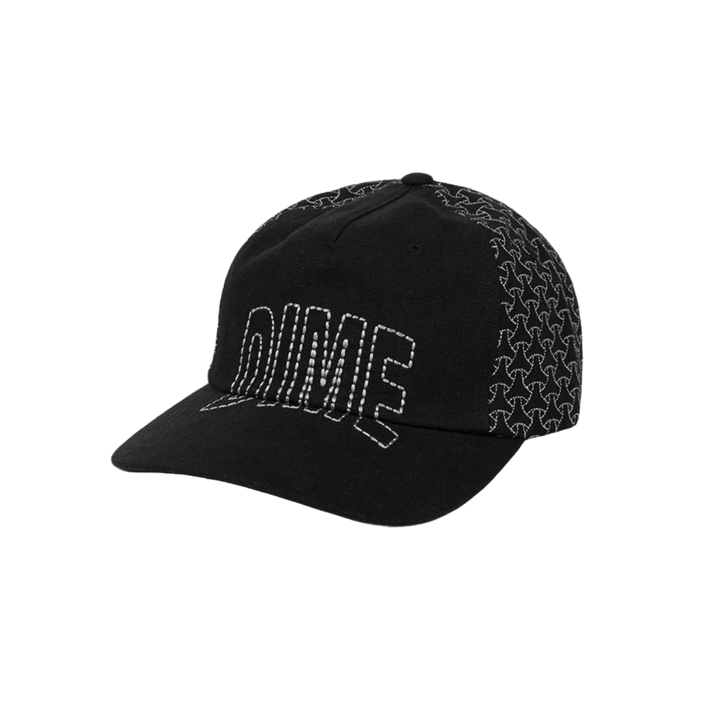 Allover Stitch Worker Cap - Black - Town City