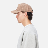 Allover Stitch Worker Cap - Tan - Town City