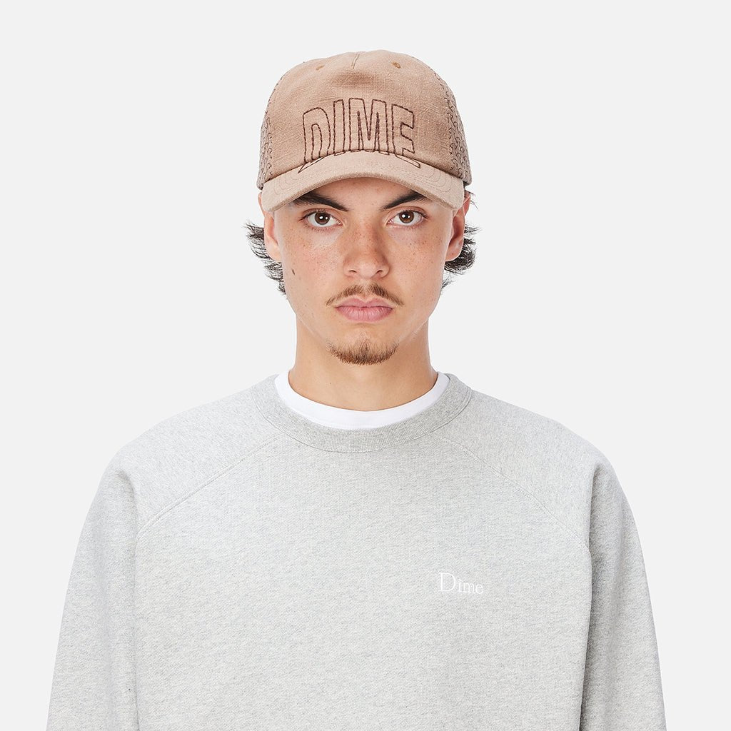 Allover Stitch Worker Cap - Tan - Town City
