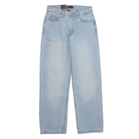 Annabelle Straight Heavyweight Denim - Light Stonewash - Town City