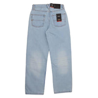 Annabelle Straight Heavyweight Denim - Light Stonewash - Town City