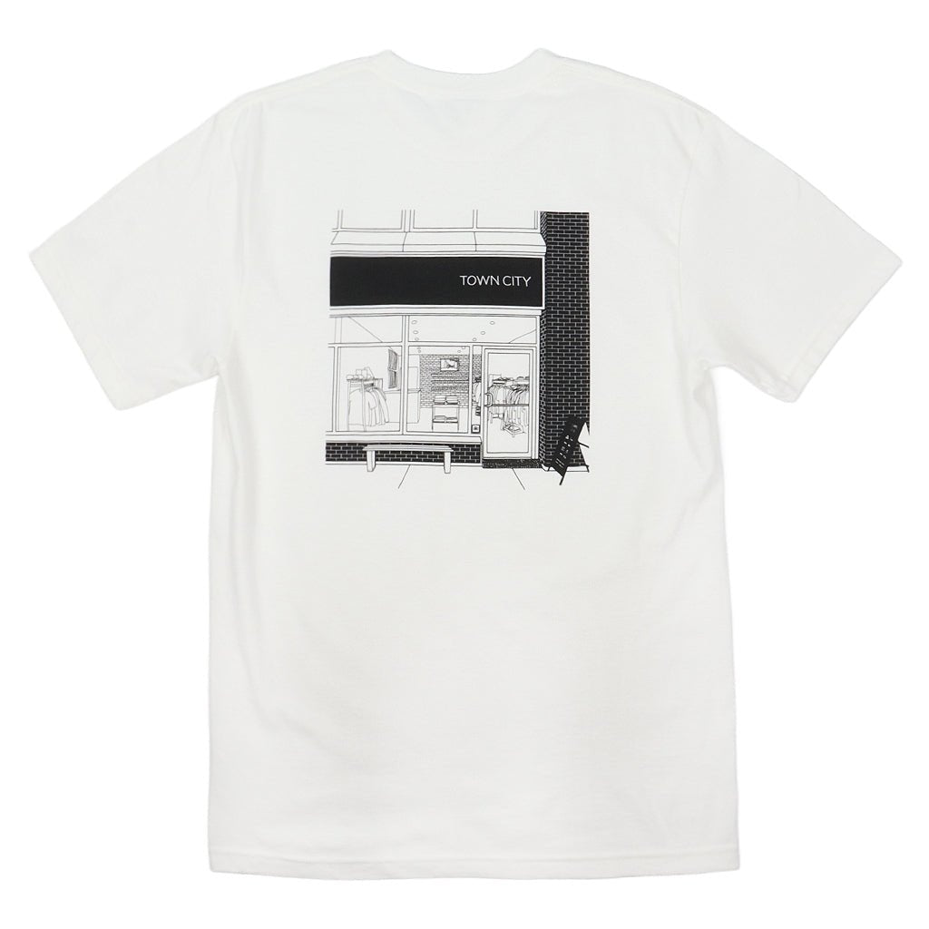 Anniversary Shop T-Shirt - White - Town City