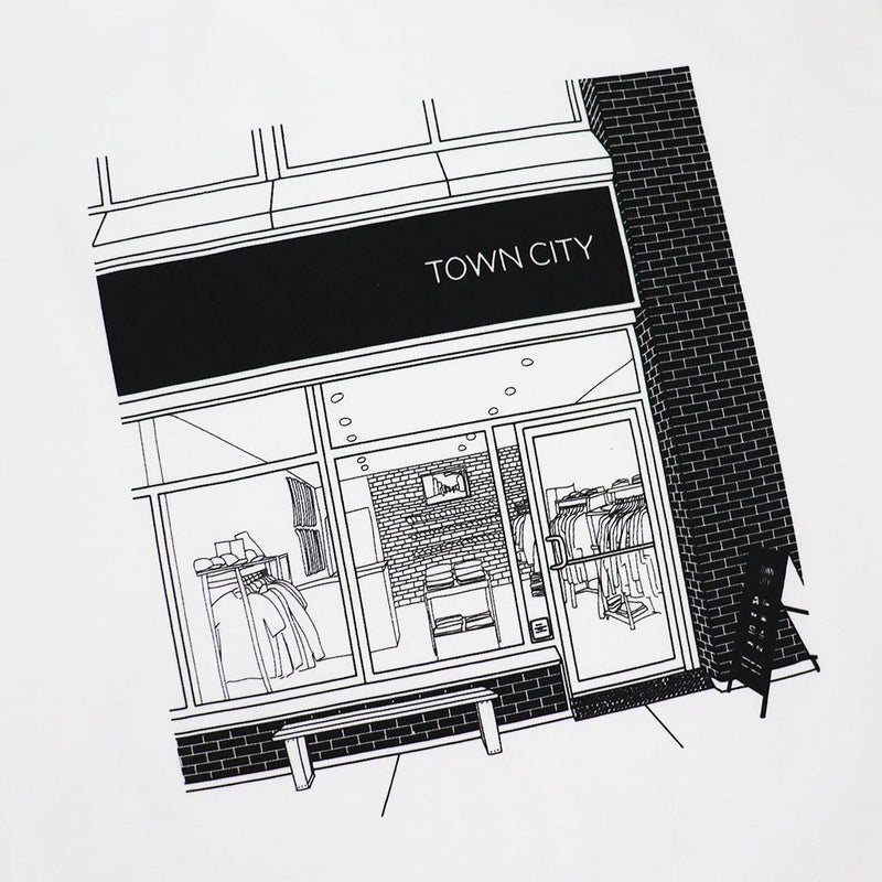 Anniversary Shop T-Shirt - White - Town City