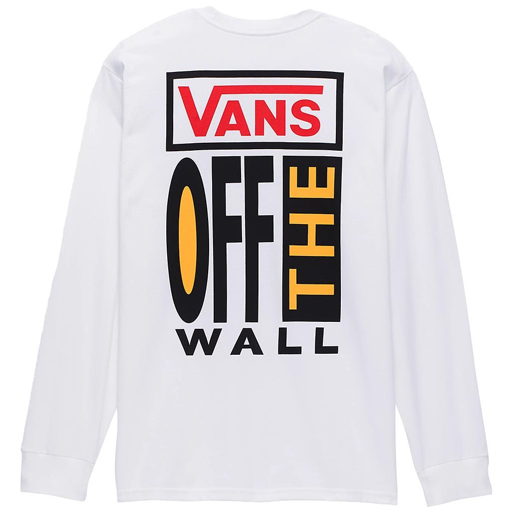 Ave Long Sleeve T - Shirt - White - Town City