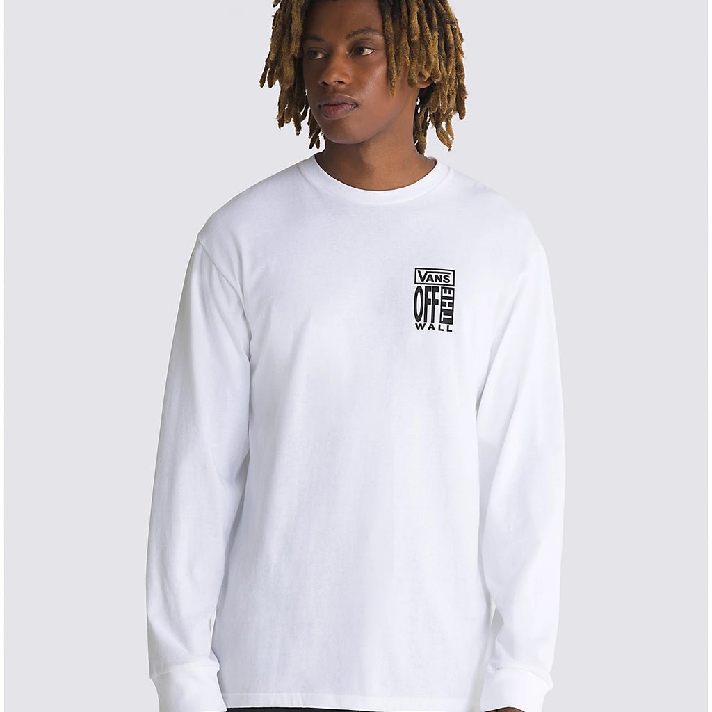 Ave Long Sleeve T-Shirt - White - Town City