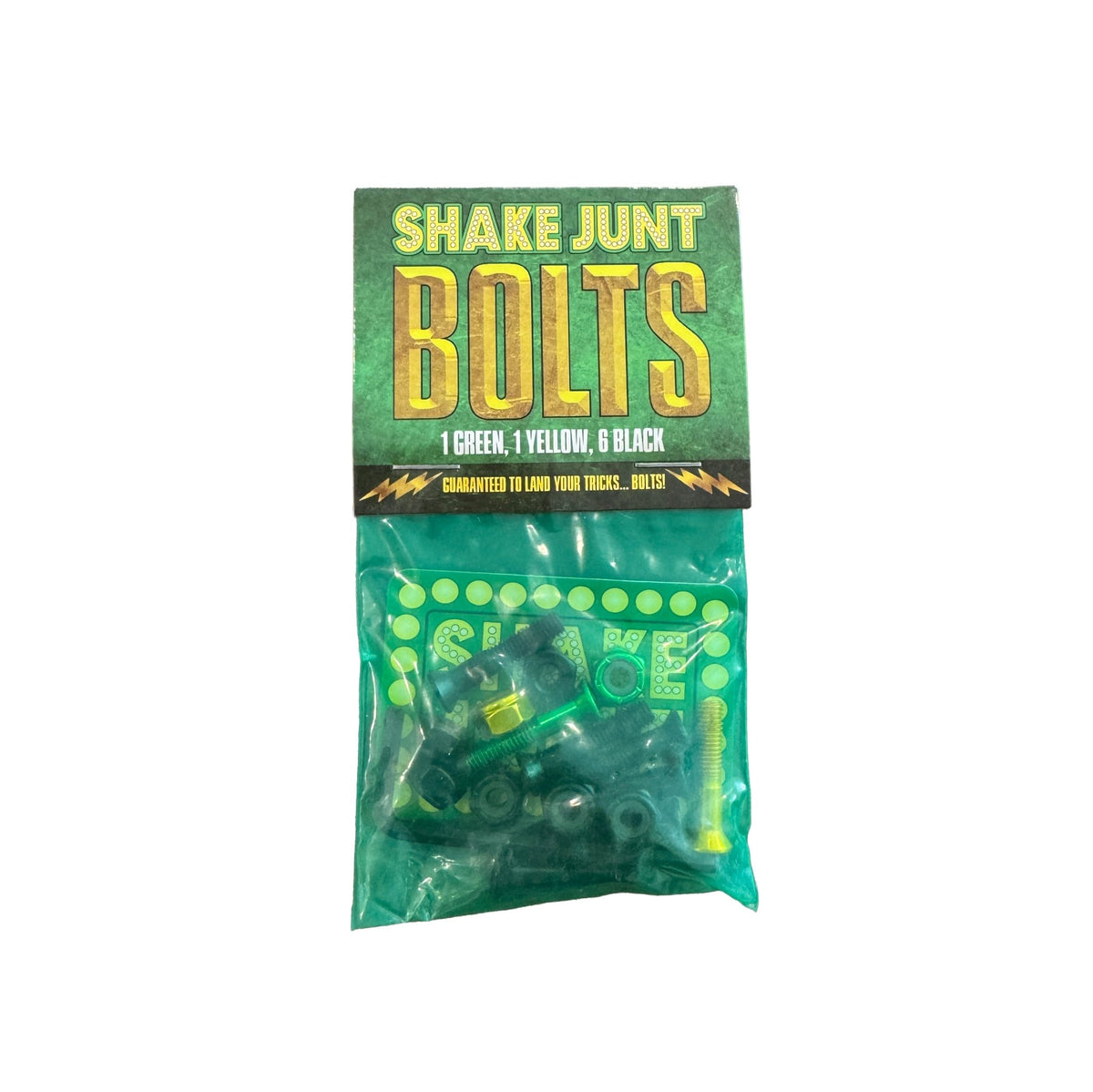 Bag O'Bolts Allen - 1 Green/1 Yellow - 1" - Town City