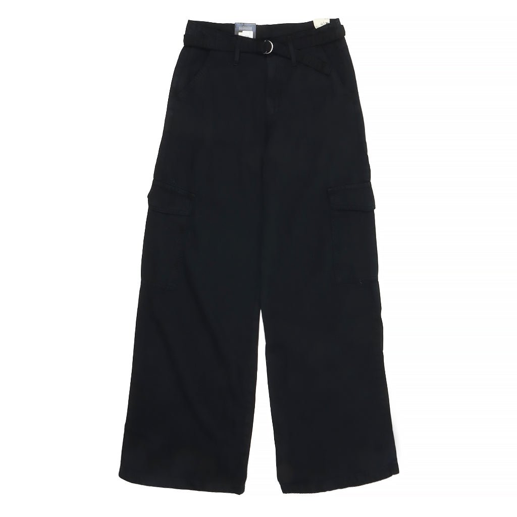 Baggy Dad Cargo Women's Pants - Caviar Black - Town City