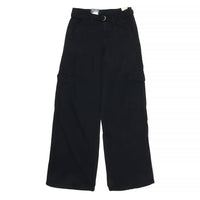 Baggy Dad Cargo Women's Pants - Caviar Black - Town City