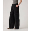 Baggy Dad Cargo Women's Pants - Caviar Black - Town City