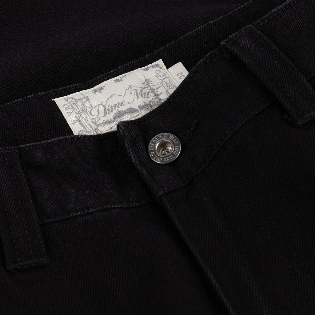 Baggy Denim Pants - Black - Town City