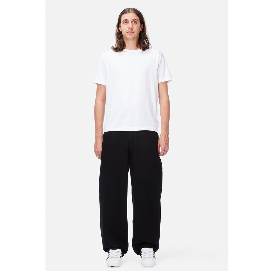 Baggy Denim Pants - Black - Town City