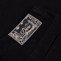 Baggy Denim Pants - Black - Town City