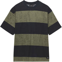 Bergman Stripe T-Shirt - Parisian Night Blue/Loden Green - Town City