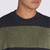Bergman Stripe T-Shirt - Parisian Night Blue/Loden Green - Town City