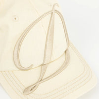 Big Cursive Low Pro Cap - Cream - Town City