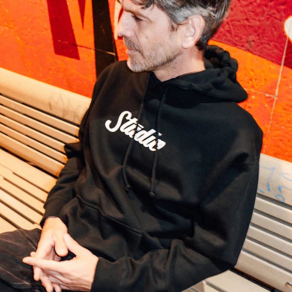 Big Script Hoodie - Black - Town City