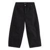 Blaire Cropped Barrel Pants - Black - Town City
