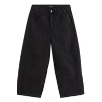 Blaire Cropped Barrel Pants - Black - Town City