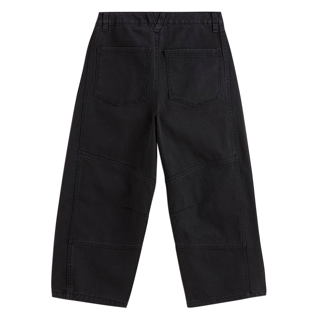 Blaire Cropped Barrel Pants - Black - Town City