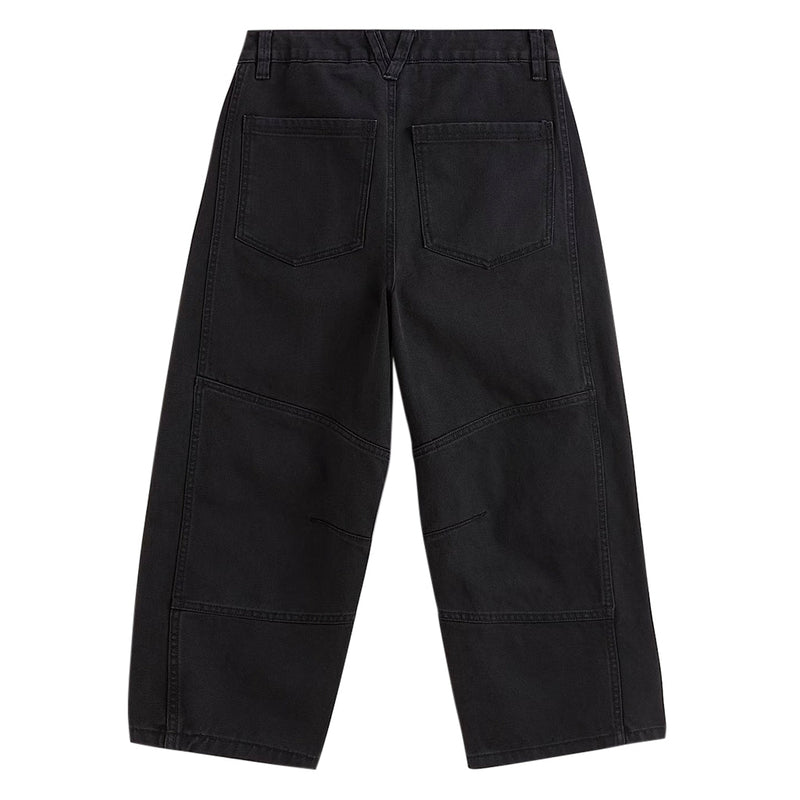 Blaire Cropped Barrel Pants - Black - Town City