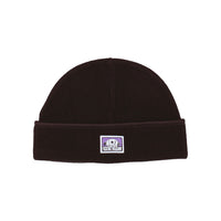 Micro Fleece Eye Patch Beanie - Black