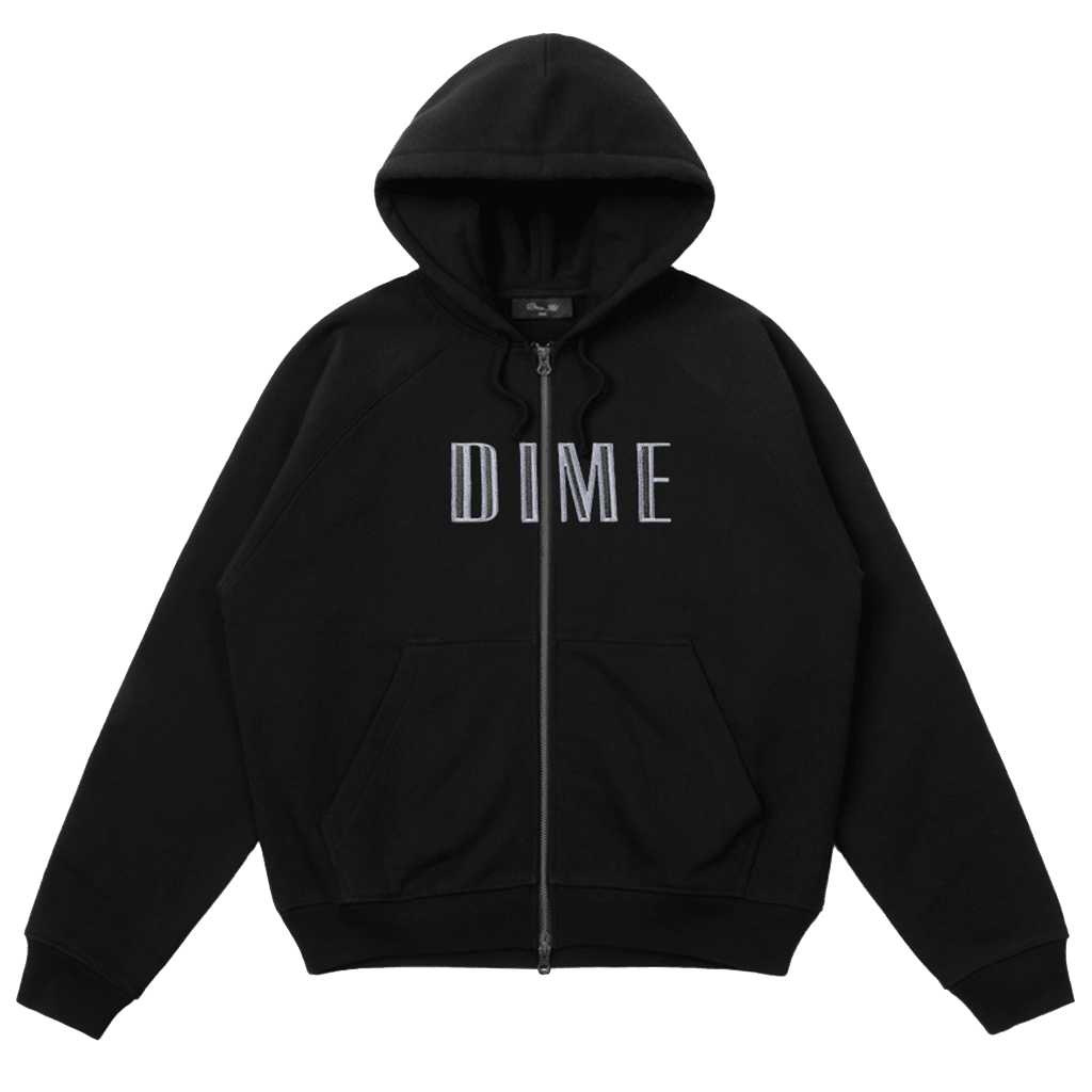 Blocks Zip Hoodie - Black - Town City