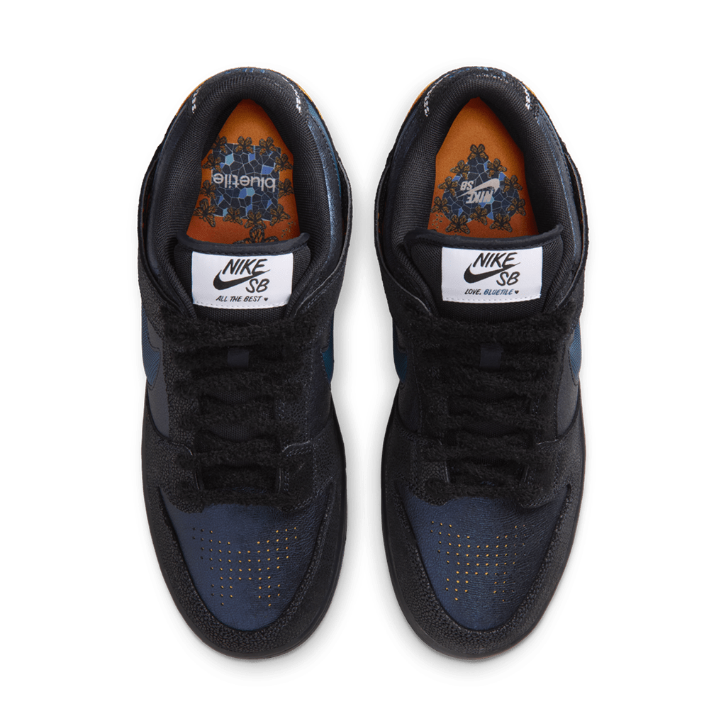 Bluetile 'Monarch Butterfly' Dunk Low Pro in Black/Marina - White - Campfire Orange - Town City