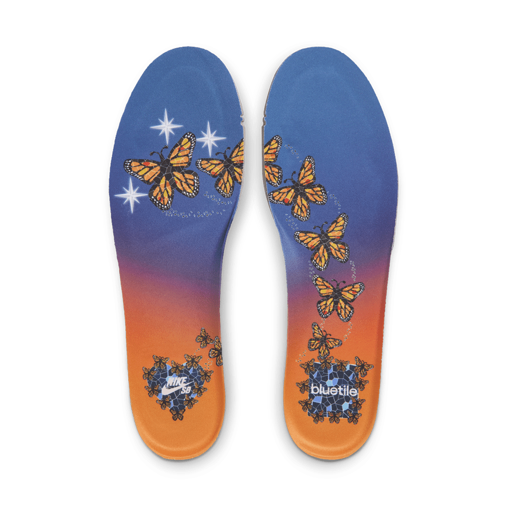 Bluetile 'Monarch Butterfly' Dunk Low Pro in Black/Marina - White - Campfire Orange - Town City