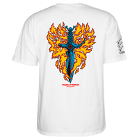 Bones Brigade Guerrero Flaming Dagger Series 17 T-Shirt - White - Town City