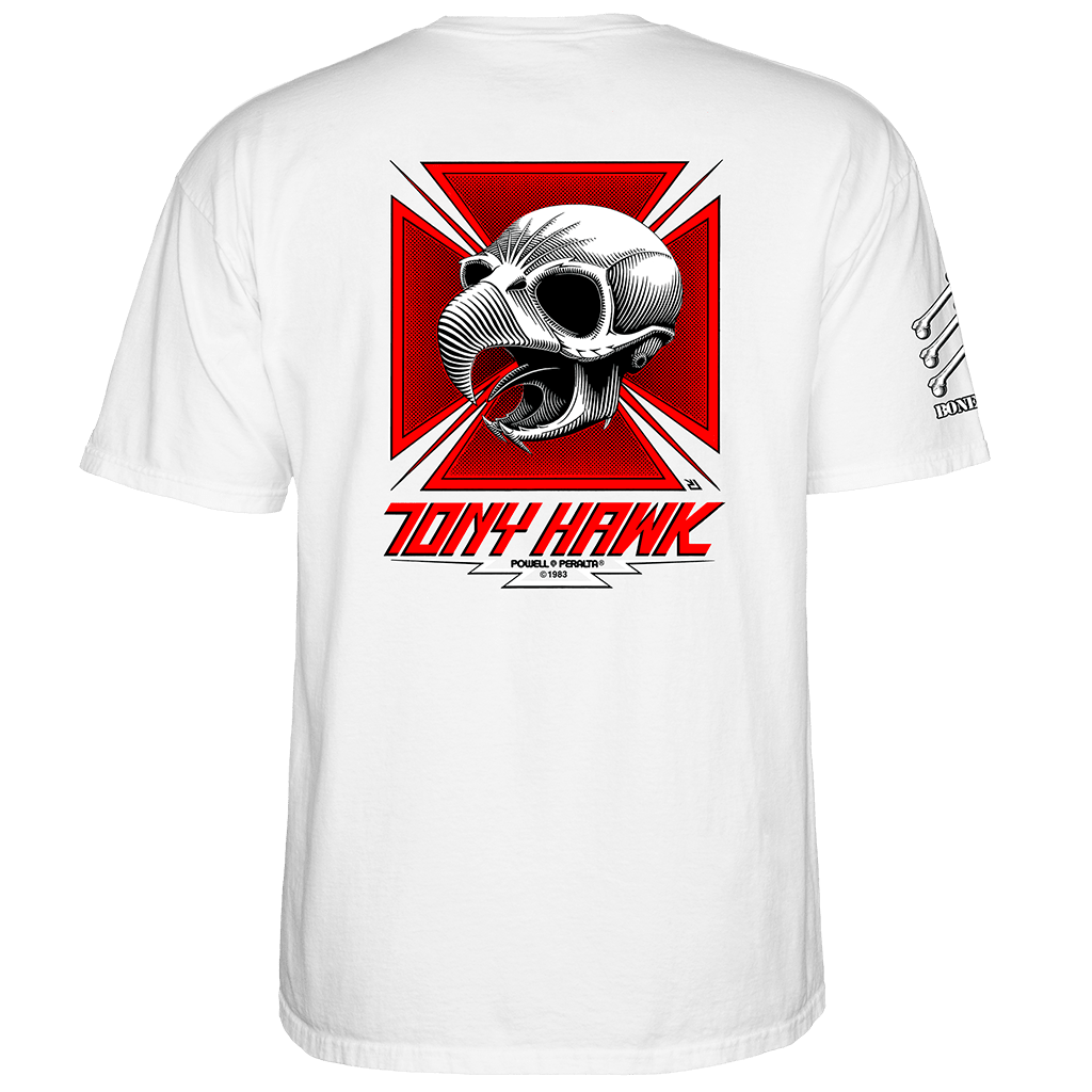 Bones Brigade Hawk Skull Series 17 T-Shirt - White - Town City
