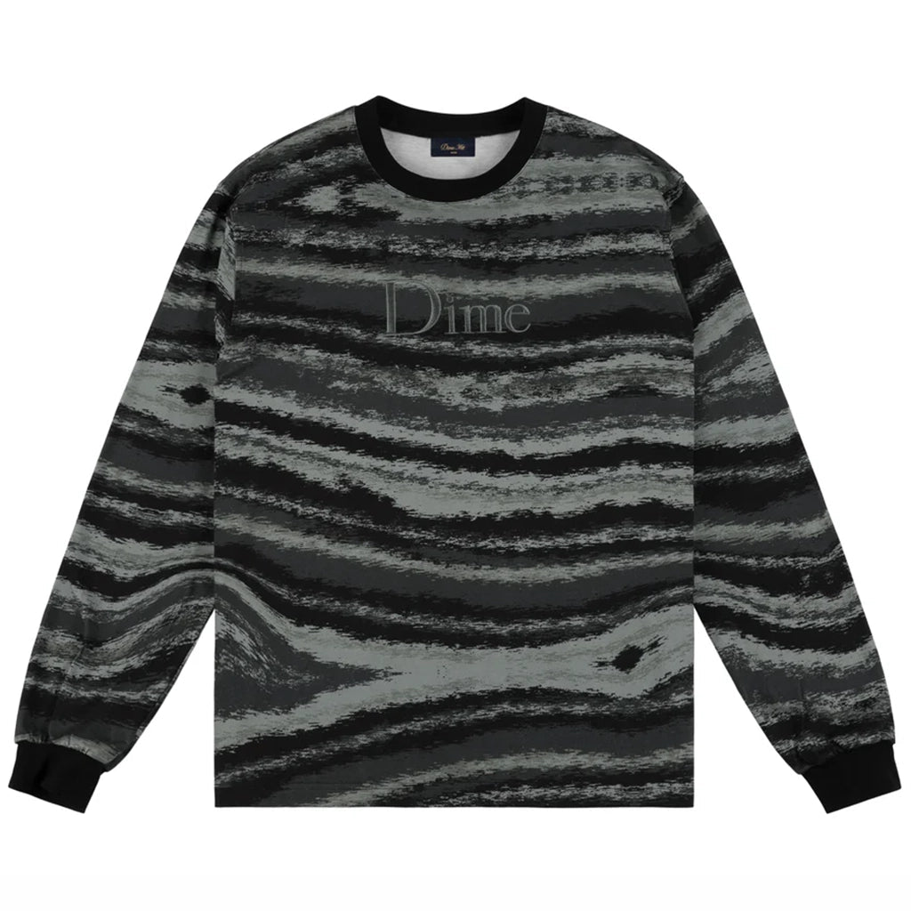 Tシャツ・カットソー citybreeze WOOLTENCEL LIFE LETTERING LONG SLEEVE T-SHIRT_GRE T-SHIRT - CITYBREEZE