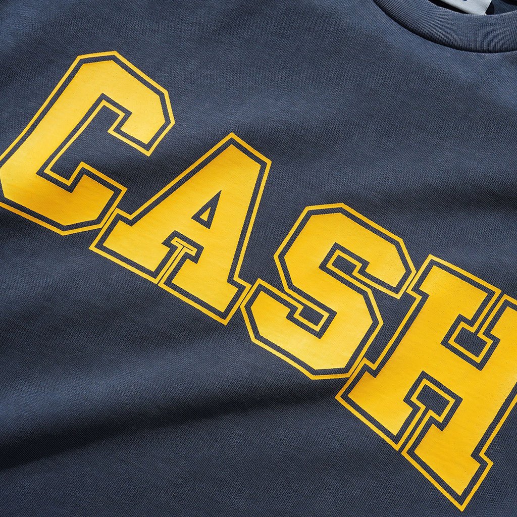 Campus Tee - Washed Navy. - Town City