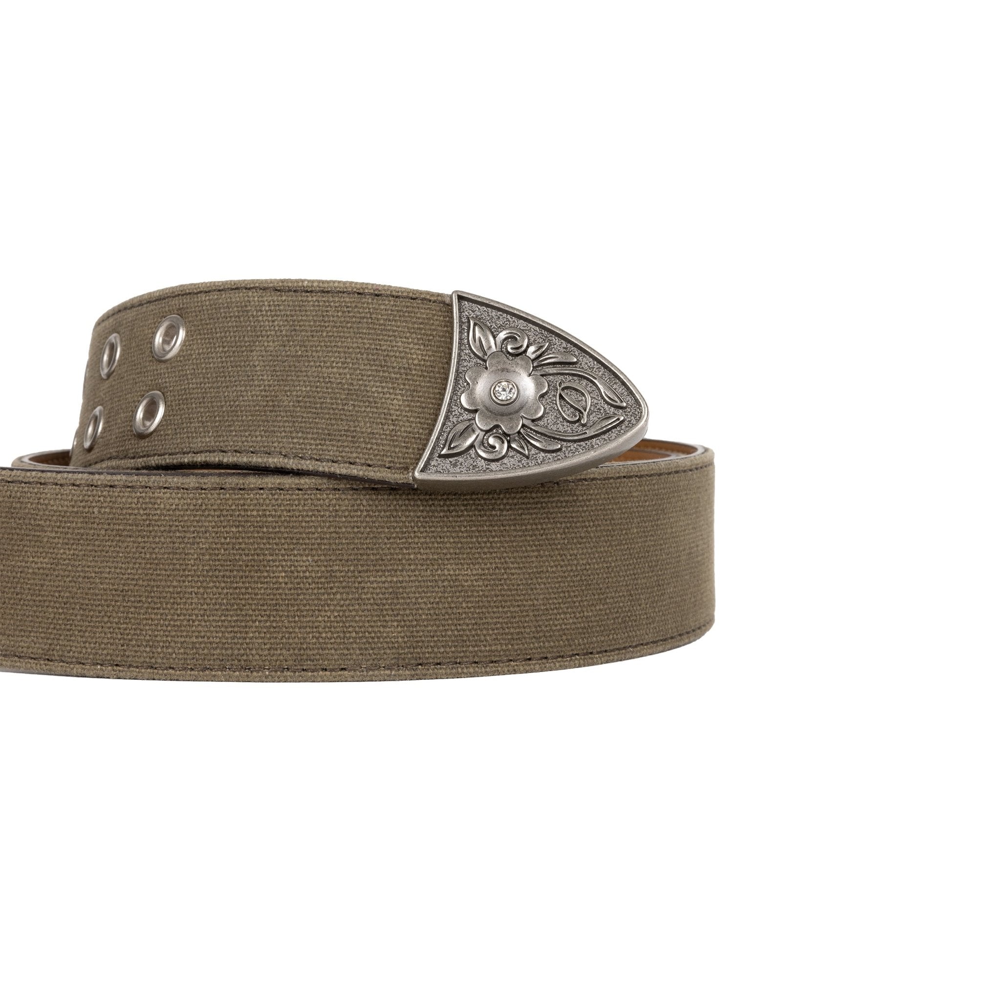Canvas Belt - Brown/Olive - Town City
