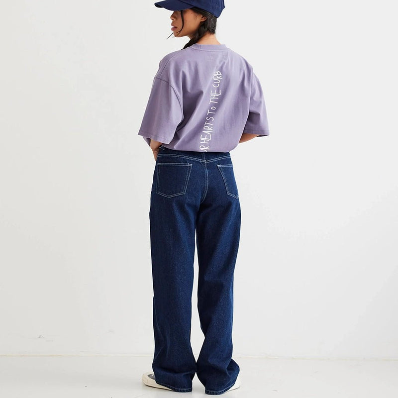 Carla Indigo Jeans - Washed Blue - Town City