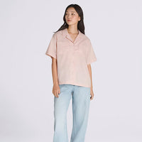 Cassidy Camp Shirt - Sepia Rose Pink - Town City