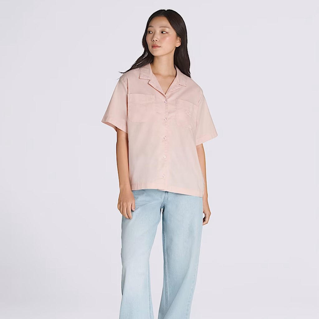 Cassidy Camp Shirt - Sepia Rose Pink - Town City