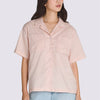 Cassidy Camp Shirt - Sepia Rose Pink - Town City