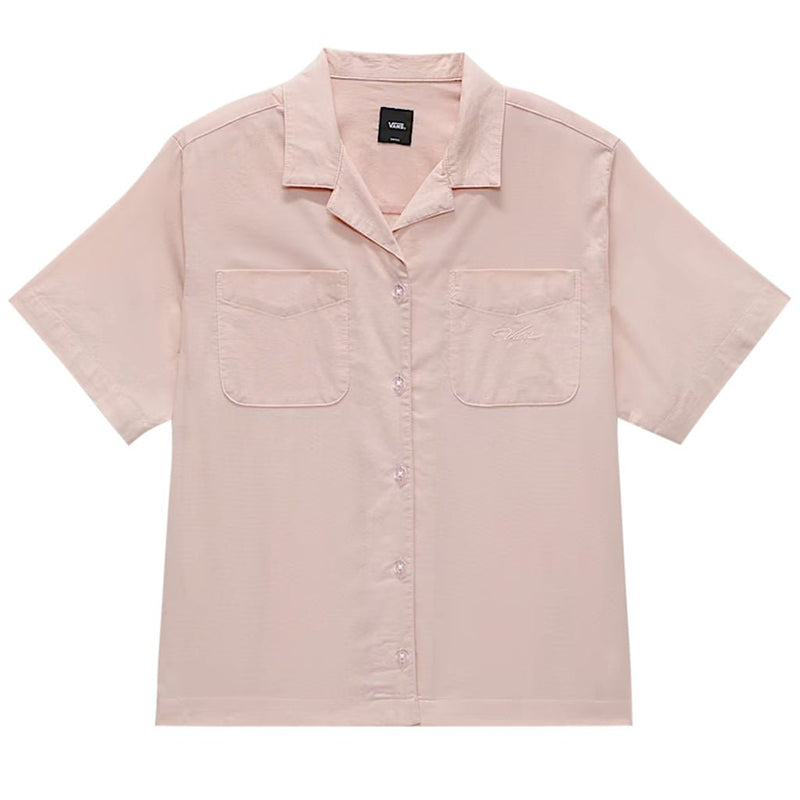 Cassidy Camp Shirt - Sepia Rose Pink - Town City