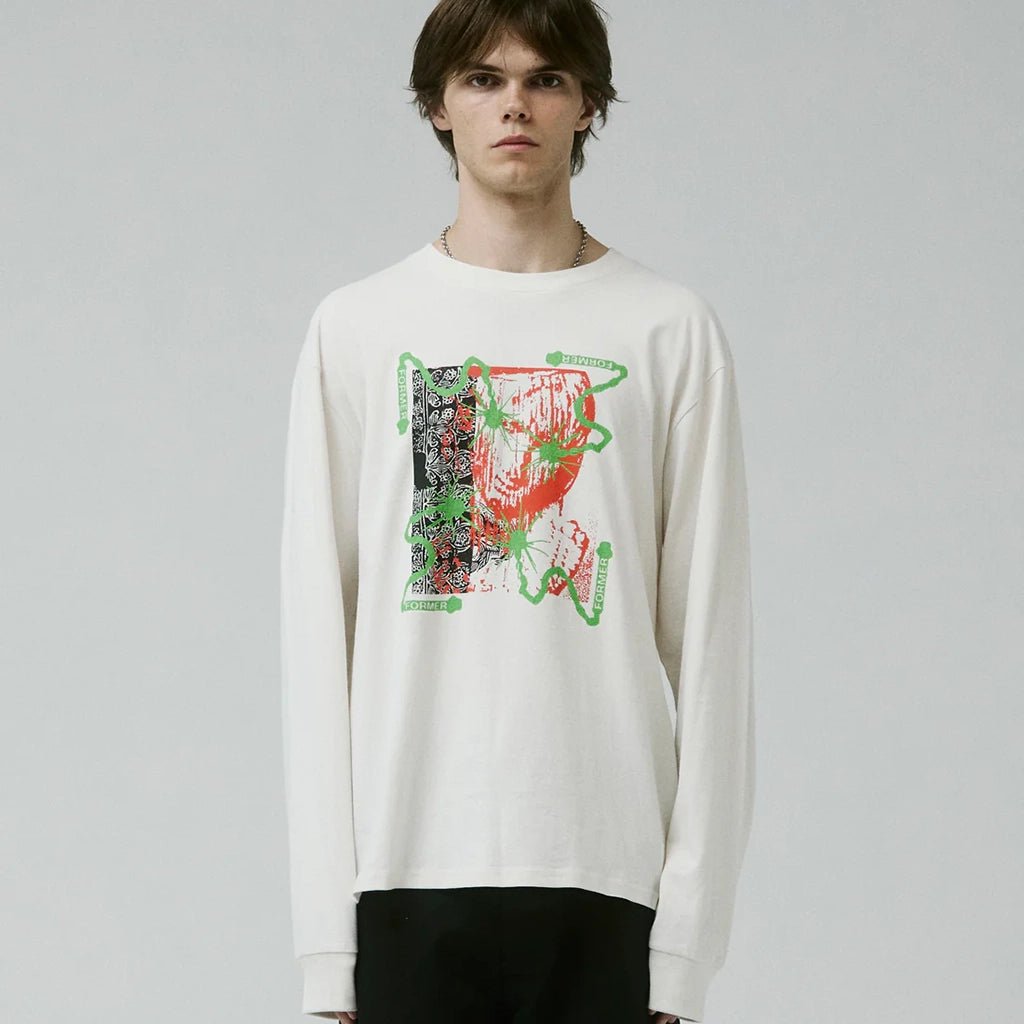 Chained LS T-Shirt - Bone - Town City