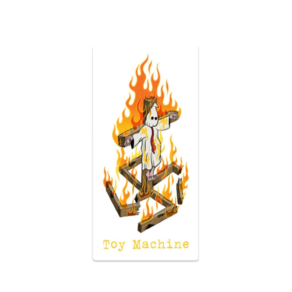 Charred Cross Sticker - Town City