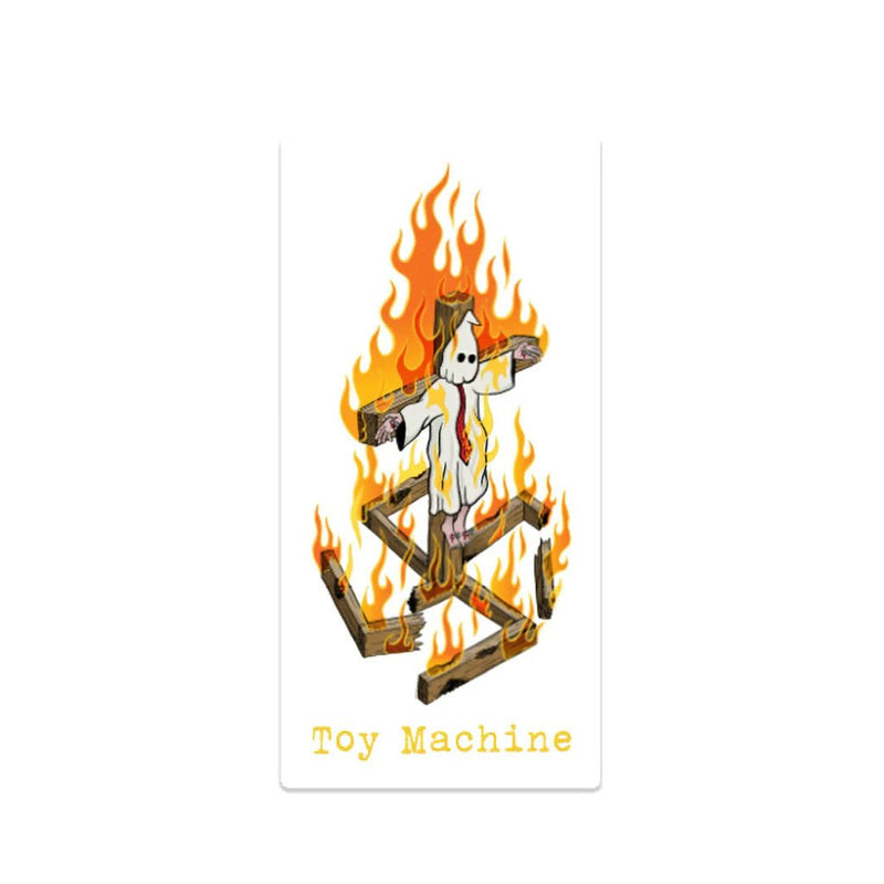 Charred Cross Sticker - Town City