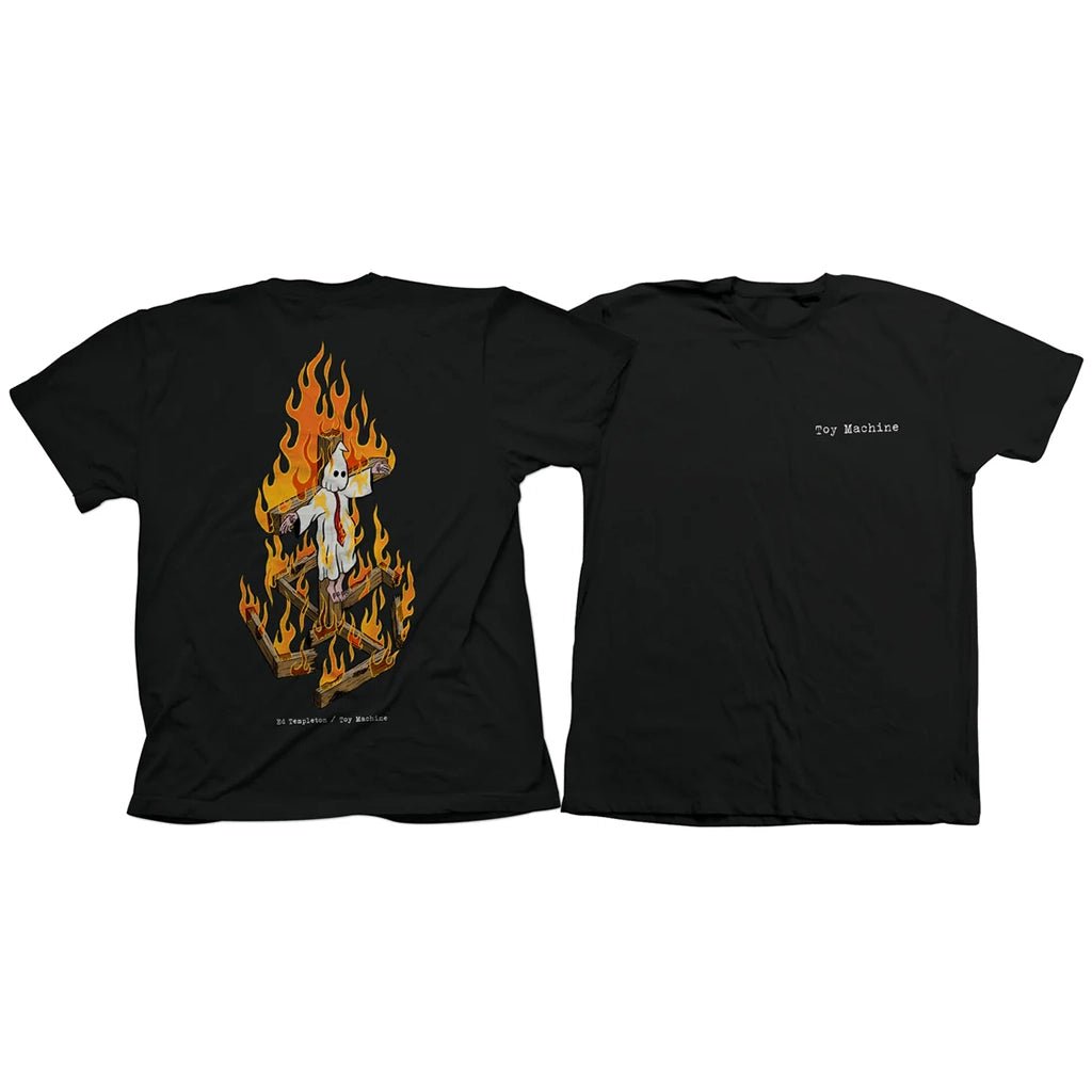 Charred Cross Tee - Black - Town City