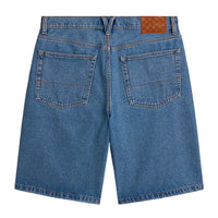 Check - 5 Baggy Denim Shorts - Stonewash Blue - Town City