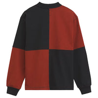 Check Rugby Knit - Poppy Ember Red - Town City