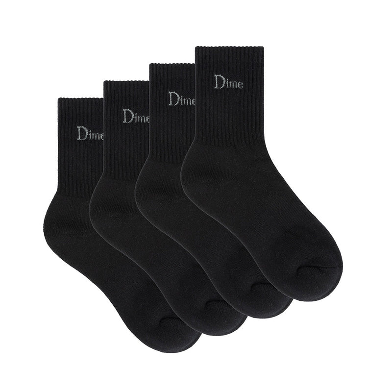 Classic 2 Pack Long Socks - Black - Town City