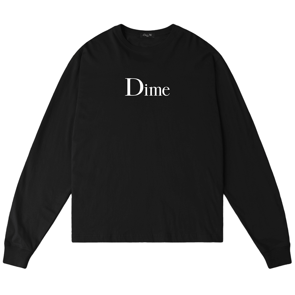 Classic Big Logo LS T-Shirt - Pirate Black - Town City