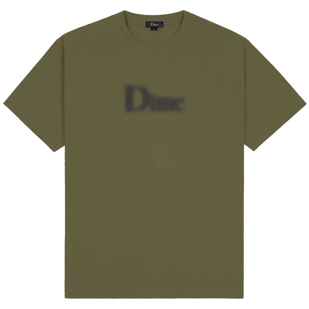 Classic Blurry T-Shirt - Dark Olive - Town City