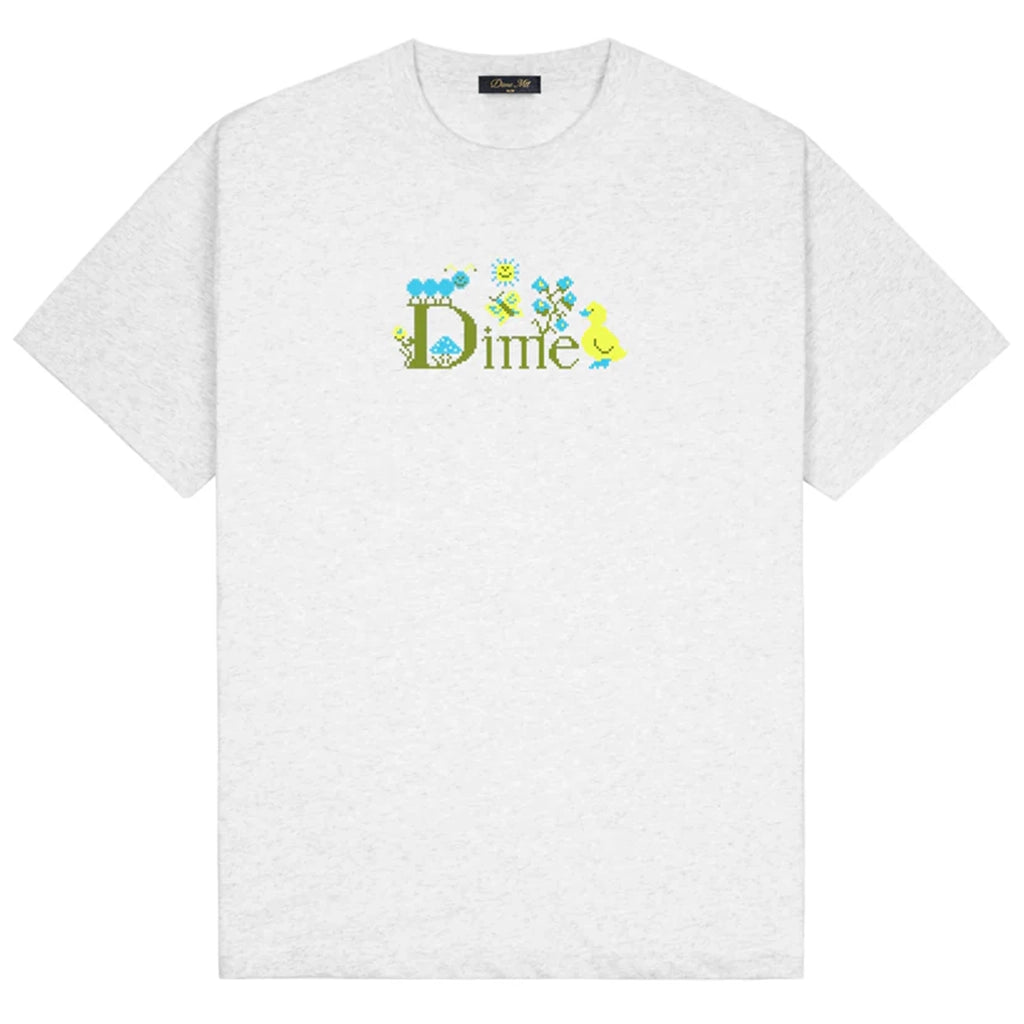 Classic Cross Stitch T-Shirt - Ash - Town City