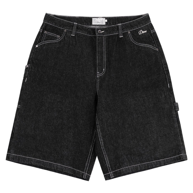 Classic Denim Shorts - Black Washed - Town City