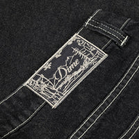 Classic Denim Shorts - Black Washed - Town City